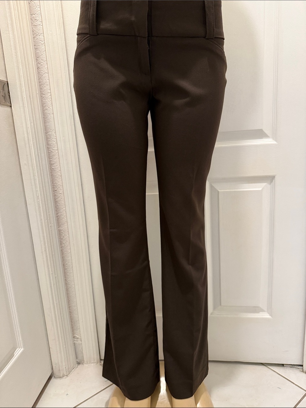The Limited Brown Flared Dress Pants